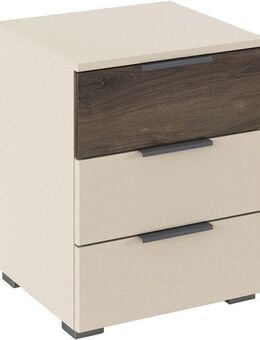 rauch Nachtkommode Nachttisch-Set Nachtkonsole Beistelltisch Kommode Sideboard SAJO (Set, 2 St), mit 3 Schubladen, obere Schublade farblich abgesetzt MADE IN GERMANY