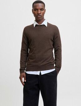 Jack & Jones Strickpullover JJEEMIL KNIT CREW NECK NOOS mit Rundhalsausschnitt