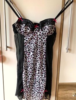 Schönes Negligee, Leo-Look, Größe XS - Düsseldorf