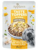 Sparpaket Applaws Taste Toppers in Soße 24 x 85 g - Huhn, Erbsen, Kürbis & weiße Bohnen in 00000