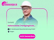 Hallenmeister / Fertigungsmeister / Betonbaumeister (gn*) für Stahlbeton-Fertigteile - Siegen (Universitätsstadt)