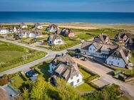 Reetgedeckte Eleganz mit Blick auf das Rantumer Wattenmeer - Sylt