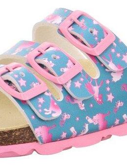 Superfit FUSSBETTPANTOFFEL WMS: mittel Pantolette mit Schnallenverschluss