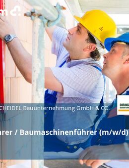 Baggerfahrer / Baumaschinenführer (m/w/d) Gleisbau - Mannheim
