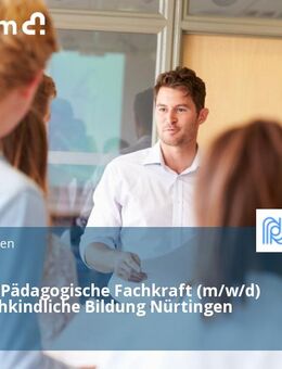 Erzieher / Pädagogische Fachkraft (m/w/d) Kita & frühkindliche Bildung Nürtingen - Nürtingen