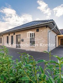 Petkum-Ems-Seitenkanal! Schlüsselfertiger Neubau-Bungalow mit Terrasse und Gartenanlage in ruhiger Wohnlage! - Emden