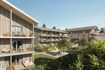 2 Zimmer Gartenwohnung NEUBAU - hohe KFW Förderung möglich!