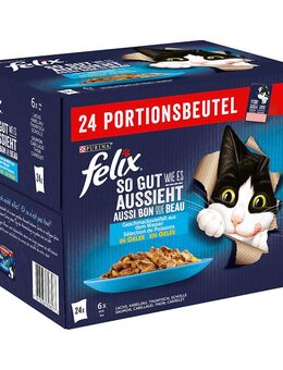 38 + 10 gratis! 48 x 85 g Felix Nassfutter - "So gut wie es aussieht" Mix II