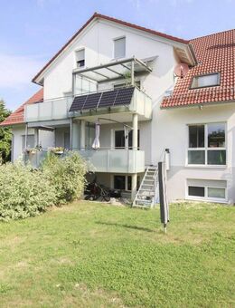 Solide Anlage: Neuwertige Erdgeschosswohnung mit Balkon und Garten - Oberhausen (Landkreis Neuburg-Schrobenhausen)
