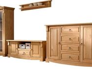 Home affaire Wohnwand Anna, (Set, 4-St), aus massiver Kiefer, FSC®, im romantischen Landhausstil