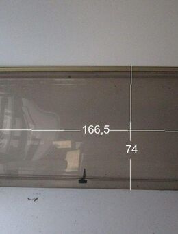 Tabbert Wohnwagenfenster Tabbert-Res. ca 166,5 x 74 gebr. (zB Tab - Schotten Zentrum
