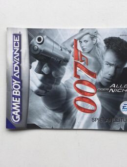 Nintendo Gameboy Advance Spiel Anleitung 007 Alles oder Nichts - Fulda
