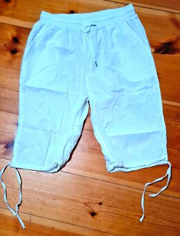 NEU! Gr. L Bermuda Shorts weiß Baumwoll Leinen - Berlin