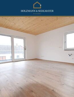 Modern - zentral - hell 2-Zimmer-Wohnung mit Balkon - Wörth (Isar)