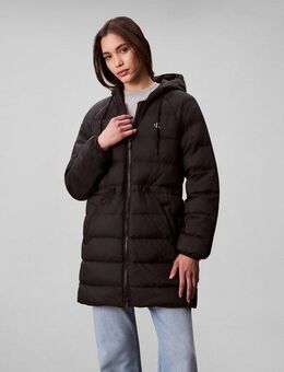 Calvin Klein Jeans Steppmantel LGHTWGHT LG MD LNGTH Mit Rundhalsausschnitt