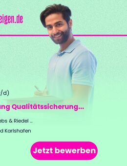 Leitung Qualitätssicherung (m/w/d) - Bad Karlshafen
