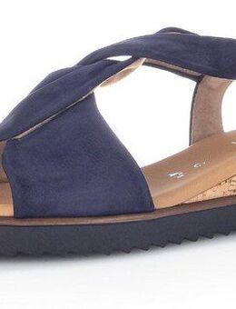 Gabor GENUA Sandalette, Sommerschuh, Sandale, Keilabsatz, mit verstellbarem Fersenriemchen