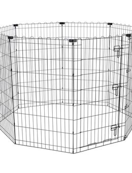 TIAKI Welpenfreilauf aus Metall, hoch - 8 Paneele à B 61 x H 106 cm