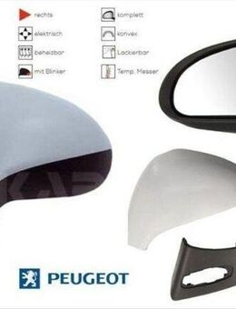 AUSSENSPIEGEL RECHTS EL KON BEH BLINK TEMP PEUGEOT 207 CC 8149ZH - Dortmund Wickede