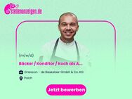 Bäcker / Konditor / Koch als Anlagenbediener (m/w/d) - Polch
