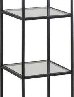 ACTONA GROUP Standregal Stoke, Regal, aus Metall mit Gläsböden in Leichter Konstruktion, Höhe 119cm