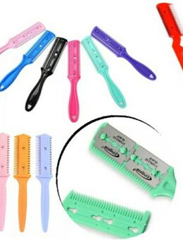 Kamm mit 2 Rasierklinge Haar verdünnen Trimmmesser Rasierkamm Effilierkamm 11,90€* - Villingen-Schwenningen