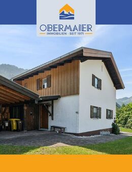 Doppelhaushälfte mit Entwicklungspotenzial & herrlichem 270°-Panorama-Blick in OBERAMMERGAU - Oberammergau