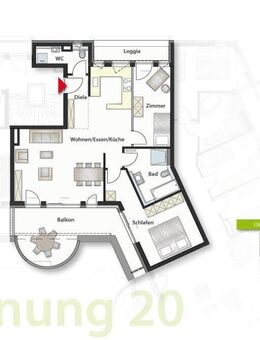 Bezugsfertig: Zwei Schlafzimmer, zwei Bäder, zwei Balkone - Böblingen