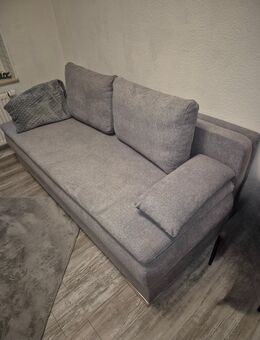 Dauerschlafsofa in grau mit Bettkasten - Marl (Nordrhein-Westfalen)