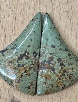 2 Türkis Cabochons Im Fantasieschliff als Paar 28,8x17 mm - Köln