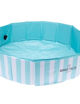 Nomad Tales Bloom Gestreifter Hundepool - Ø 80 x H 20 cm