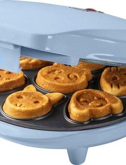 bestron Waffeleisen AAW700 für Mini-Waffel-Kekse, 700 W, mit Backampel & Antihaftbeschichtung
