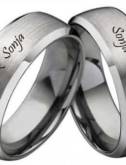 Elegante Tungstenringe-Wolframringe W115 - Aholming