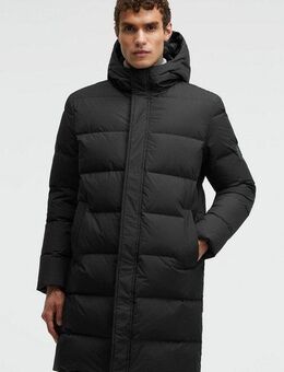 CMPD Langjacke mit hochgeschnittener Kapuze