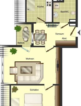 3-Zimmer-Wohnung in Solingen Mitte - Solingen (Klingenstadt)