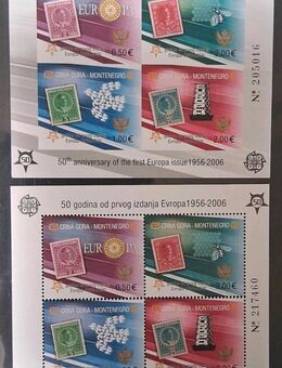Europa 1956-2006 Montenegro 2er Set Block - Görlitz