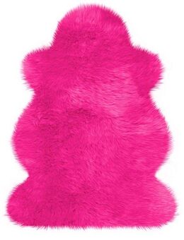 Heitmann Felle Fellteppich Lammfell farbig - Premium Qualität, fellförmig, Höhe: 70 mm, echtes Austral. Lammfell, besonders dicht & weich, Wohnzimmer