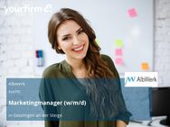 Marketingmanager (w/m/d) - Geislingen (Steige)