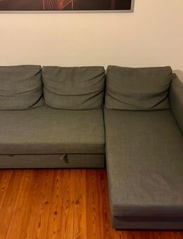 IKEA FRIHETEN Schlafsofa mit Bettkasten – Grau - München