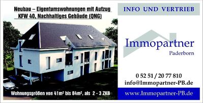 NEU: Dachgeschosswohnung mit Loggia in KFW 40 QNG