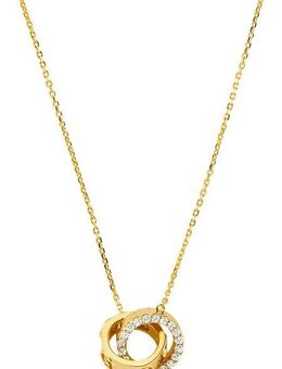 MICHAEL KORS Kette mit Anhänger Schmuck Geschenk Silber 925 Halsschmuck PREMIUM, mit Zirkonia (synth)