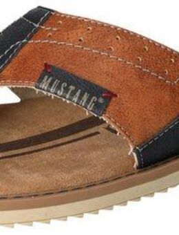 Mustang Shoes Zehentrenner, Sommerschuh, Schlappen, Poolslides, Badeschuh, stylische Farbkombi