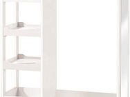 roba® Garderobenständer Kindergarderobe, weiß, mit Spiegel und Ablagefächern