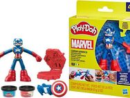 Hasbro Knete Play-Doh, Marvel Captain America Stempel-Schild