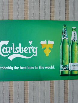 CARLSBERG BRAUEREI (Dänemark) - Blechschild (20x30cm) - Leverkusen