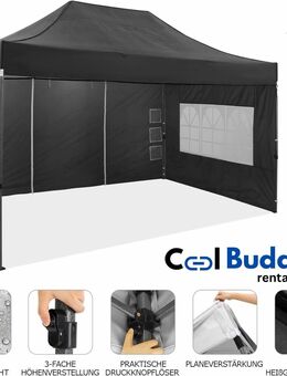 Pavillon / Faltpavillon / Zelt mieten / leihen - 3x4,5 / 3x6 m - Leverkusen