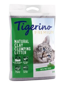 Tigerino Premium Katzenstreu 12 kg - Pinienduft