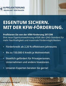 Große Maisonette-Wohnung mit Balkonen - staatliche Förderung mitnehmen dank KfW 40 QNG - Plön