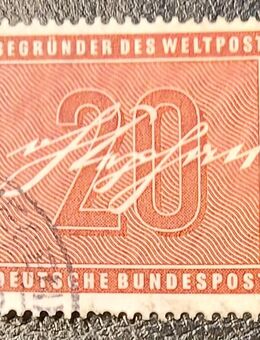 Briefmarke Heinrich v. Stephan, Begründer des Weltpostvereins, 20 - Leverkusen