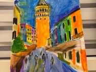 Bild Istanbul Galataturm Leinwand - selbst gemalt - Berlin